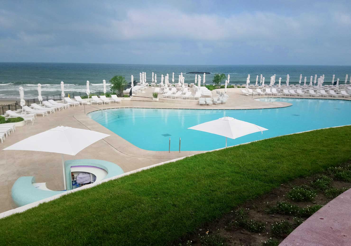 Piscine californienne Hôtel du Palais Biarritz